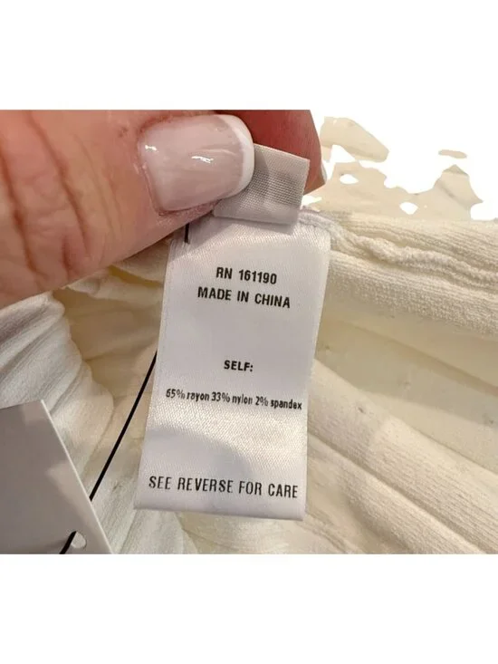 Aknvas Ingrid Midi Dress White NWOT - Size S - Picture 8 of 11